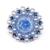 Брошь duCharme Space Infinity Blue Sky Rose 22 см