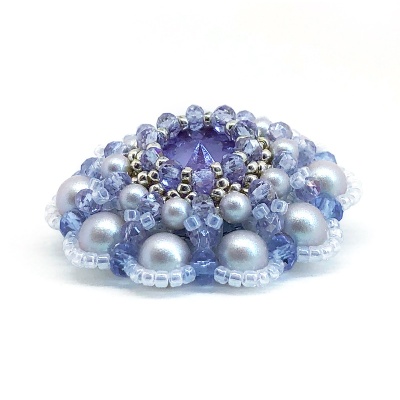 Сет из трех брошей Dove Grey Lilac