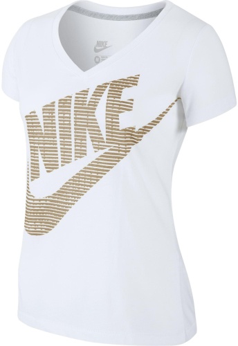  Футболка женская Nike Futura Line Shine  Белый  S