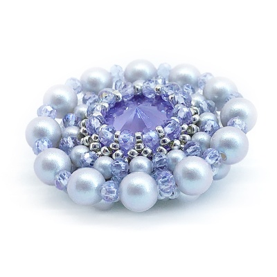 Брошь duCharme Cinderella Dream Dove Grey Lilac