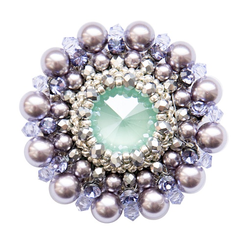 Брошь duCharme Cinderella Dream Mauve Mint 42 см