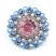 Брошь duCharme Cinderella Dream Blue Sky Rose 22 см